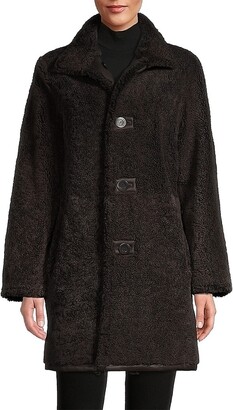 Blue Duck Shearling & Leather Reversible Coat