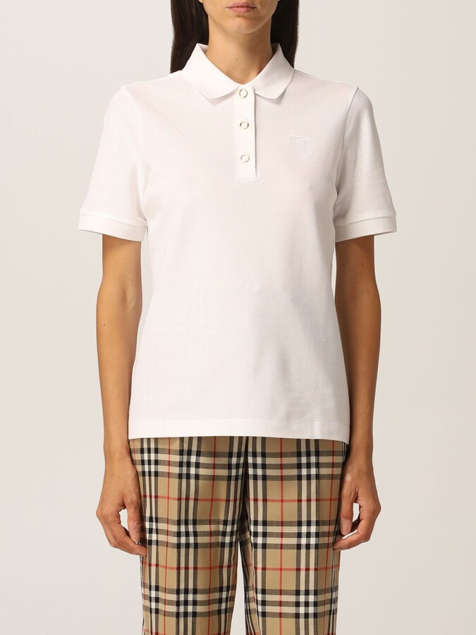 Women Burberry Polo Shirt | Shop the world's of | ShopStyle