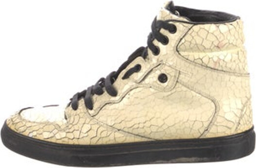 brown balenciaga arena sneakers