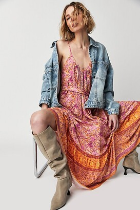 SPELL Village Strappy Maxi Dress by at Free People