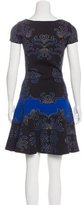 Thumbnail for your product : Diane von Furstenberg Metallic Fit & Flare Dress w/ Tags