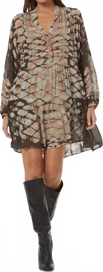 Young Fabulous & Broke Halo Dress In Boa Wash Cork