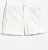 Thumbnail for your product : Old Navy High-Waisted Wow White-Wash Straight Jean Shorts for Women -- 3-inch inseam