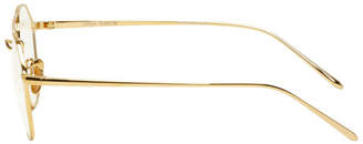 Linda Farrow Luxe Gold 977 C8 Square Glasses