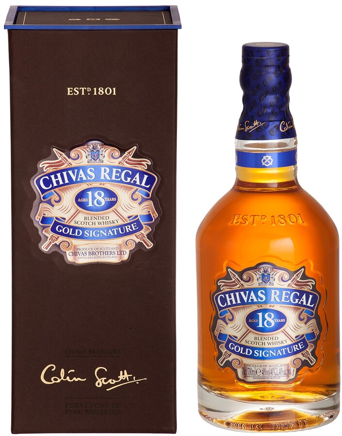 Chivas Regal 18 Year Old Gold Signature Blended Scotch Whisky ShopStyle Kitchen