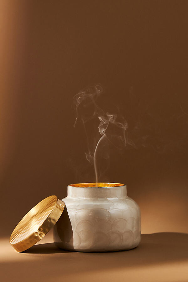 Capri Blue Volcano Capiz Jar Candle By in White ShopStyle