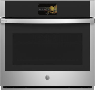 GE 29.75" Self-Cleaning Convection Electric Single Wall Oven with Air Fry Capabilities