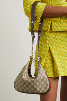 Thumbnail for your product : Gucci Attache Small Leather-trimmed Printed Coated-canvas Shoulder Bag - Beige - One size