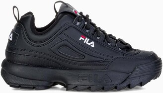 Fila Logo Embroidered Lace-Up Sneakers