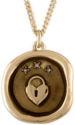 Rachel Roy Gold-Tone Heart Talisman Pendant Necklace