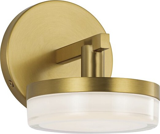 Visual Comfort Studio Khan LED Wall Sconce in Brass
