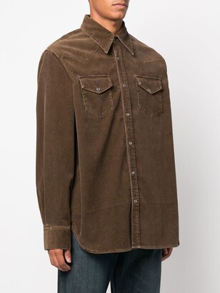 Acne Studios Button-Up Corduroy Shirt