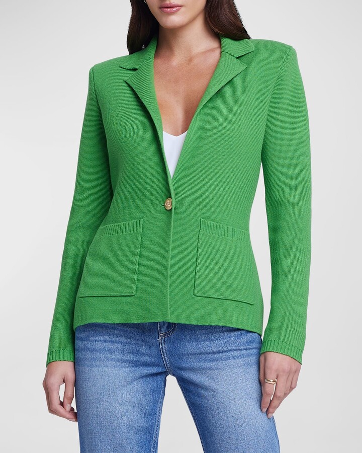 L Agence Lacey Knit Blazer ShopStyle