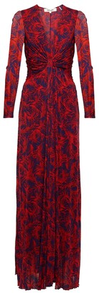 Diane von Furstenberg Adara knot-detail maxi dress