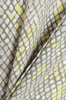 Thumbnail for your product : Equipment Snake-print Crepe De Chine Shirt