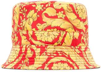 Versace Baroque Print Reversible Bucket Hat
