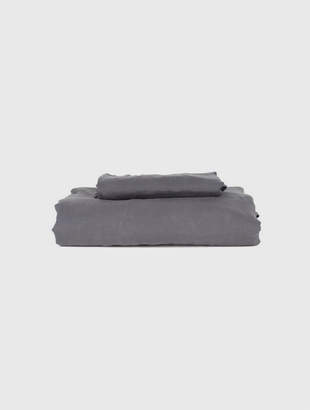 IN BED Linen Duvet Set - Charcoal