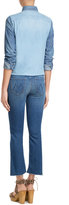 Thumbnail for your product : Mother Mixed Wash Denim Shirt