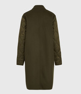 Thumbnail for your product : AllSaints Florence Wool Blend Coat