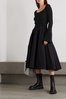Thumbnail for your product : 3.1 Phillip Lim Ruffled Ribbed-knit Sweater