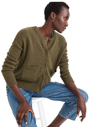 Madewell Bergen Cardigan Sweater in Coziest Textured Yarn
