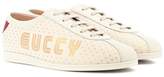 Gucci Guccy Falacer leather sneakers