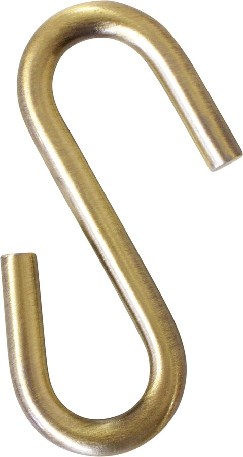 Standard Stainless Steel S-Hook Utility & Plant Hook, Kitchen Storage Chain Connector | 5 Pack - Various Finishes Rch Hardware Sh-Ss03