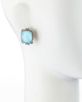 Thumbnail for your product : Konstantino Turquoise & Rock Crystal Doublet Stud Earrings