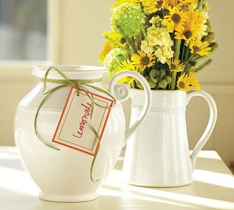 Pottery Barn Coil Pitcher