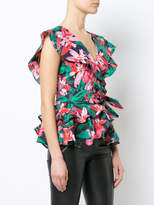Thumbnail for your product : Marissa Webb floral print frill top