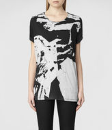 Thumbnail for your product : AllSaints Eyes T-shirt