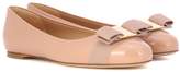 Thumbnail for your product : Ferragamo Varina patent leather ballerinas