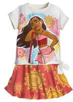 Thumbnail for your product : Disney Moana Shirt and Skirt Set for Girls