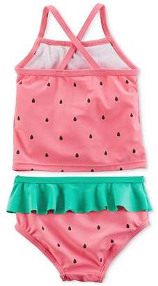 Carter's 2-Pc. Strawberry Swimsuit, Baby Girls