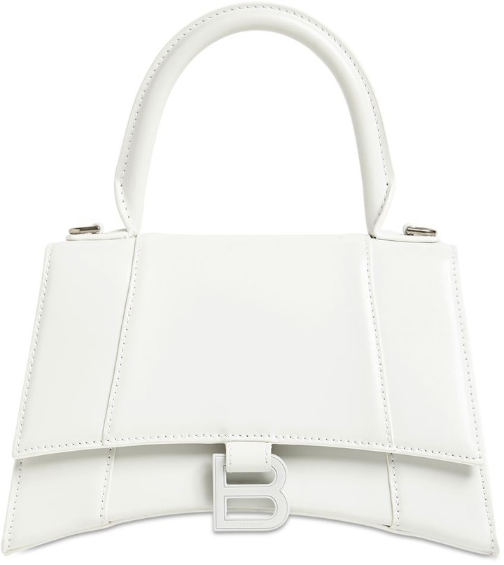 Balenciaga Small Hourglass Tote Bag - White for Women