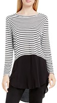Thumbnail for your product : Two by VINCE CAMUTO Curb Stripe Crewneck Tunic