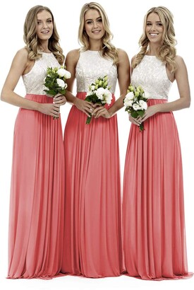 Coral Bridesmaid Dress | Shop the world's largest collection of fashion |  ShopStyle UK