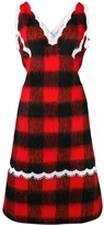 Thumbnail for your product : Calvin Klein Check Apron Dress