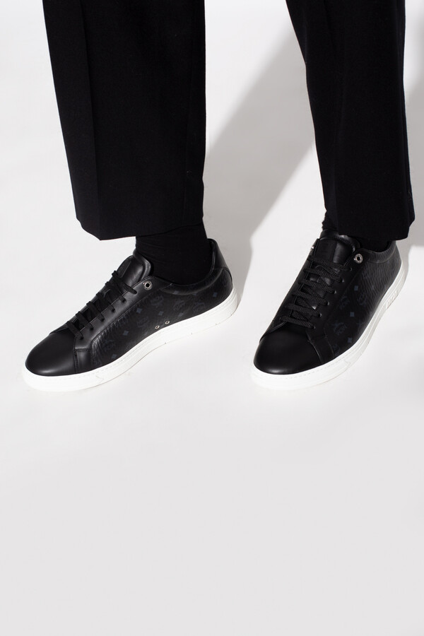 mcm black sneakers