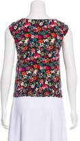 Thumbnail for your product : Burberry Floral Print Knit Top
