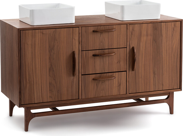 La Redoute Interieurs Larsen Walnut Bathroom Vanity Unit ShopStyle
