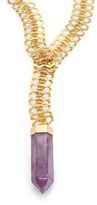 Thumbnail for your product : Nest Y-Neck Amethyst & Chain Necklace