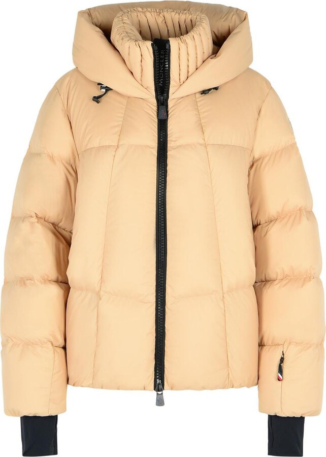 MONCLER GRENOBLE 'Bonnieure' Beige Polyamide Ski Jacket