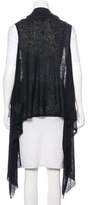 Thumbnail for your product : DKNY Linen Open-Front Vest w/ Tags