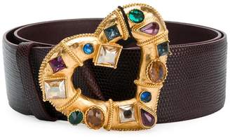 Dolce & Gabbana embellished heart buckle belt