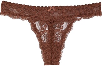 Love, Vera Floral Lace Thong