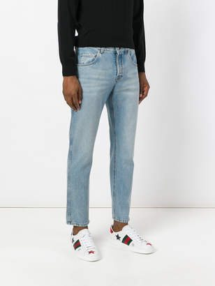 Gucci loved embroidered jeans