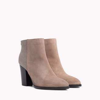Tommy Hilfiger Textured Suede Ankle Boot