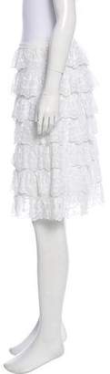 Andrew Gn Lace-Trim Knee-Length Skirt