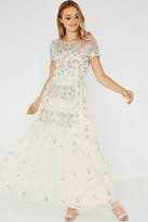 little mistress luxury georgie black hand embellished maxi dress